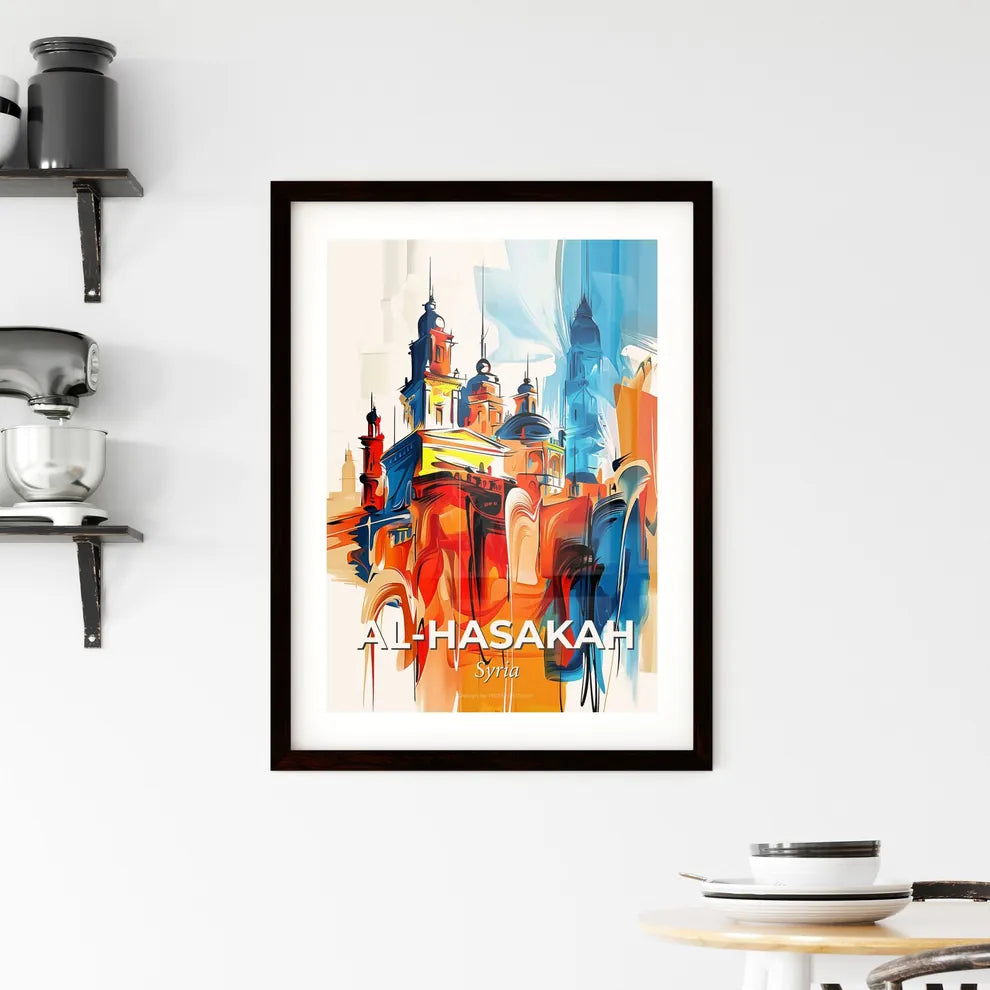 Vibrant A Framed Print