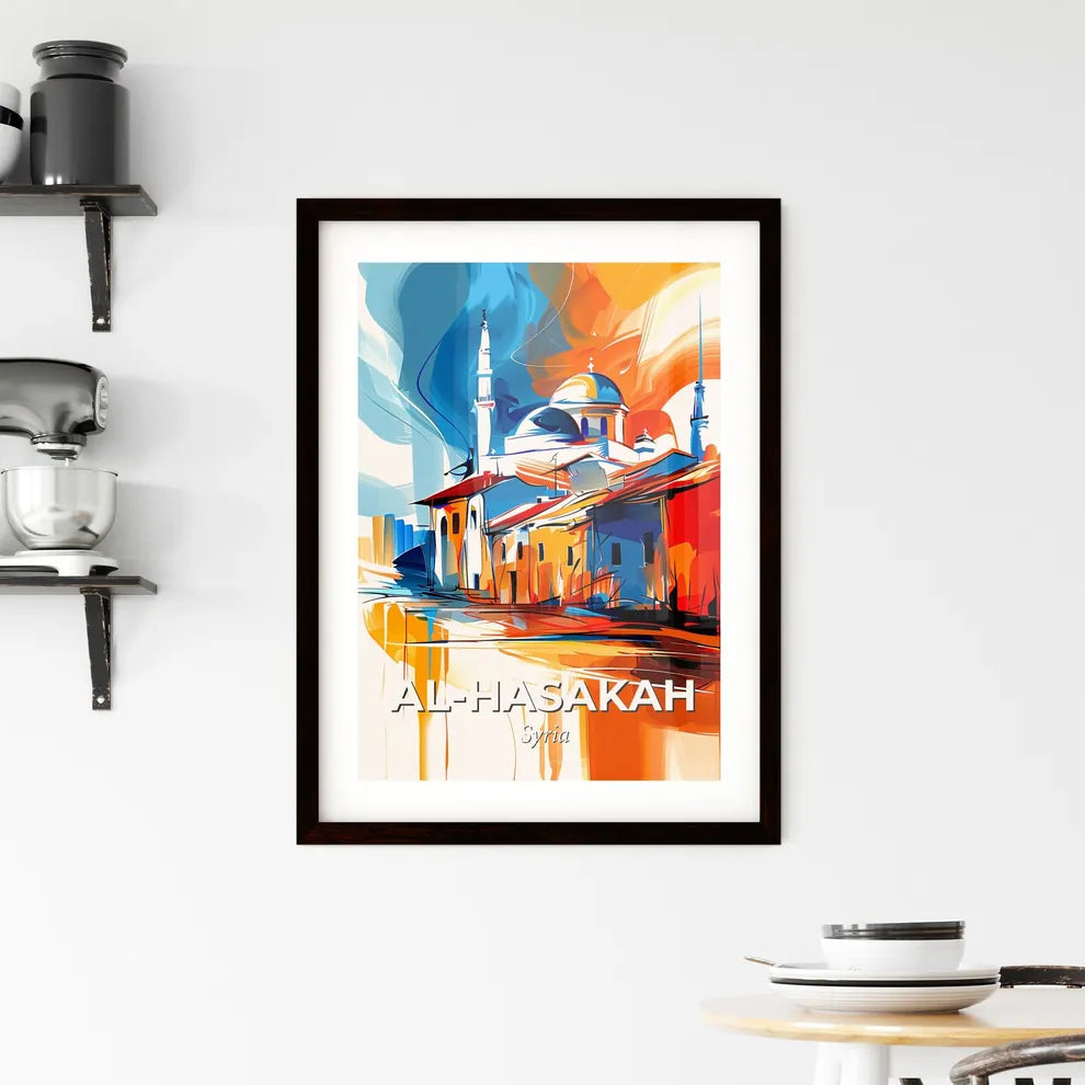 Vibrant A Framed Print