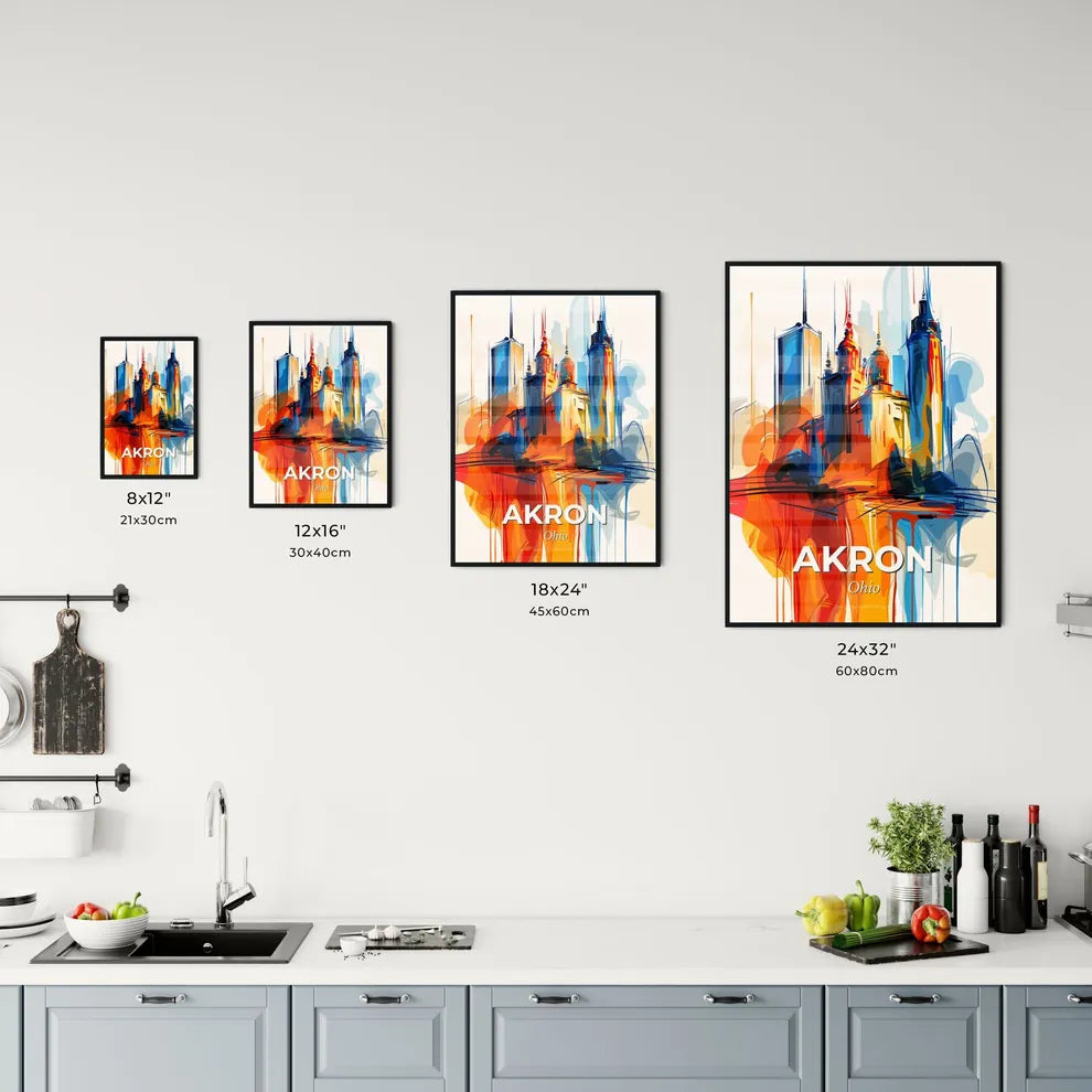Vibrant Akron, Ohio Kitchen Art