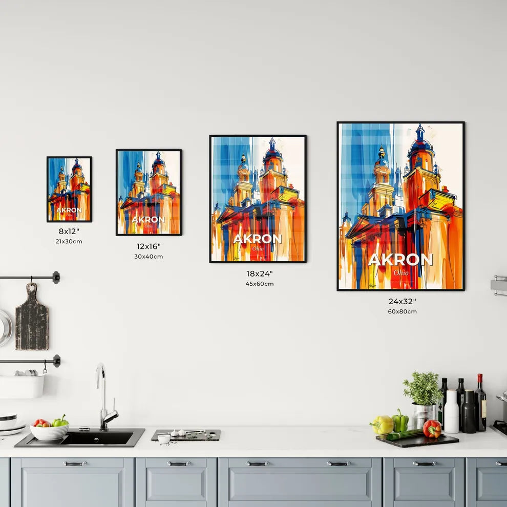 Vibrant Akron, Ohio Kitchen Art