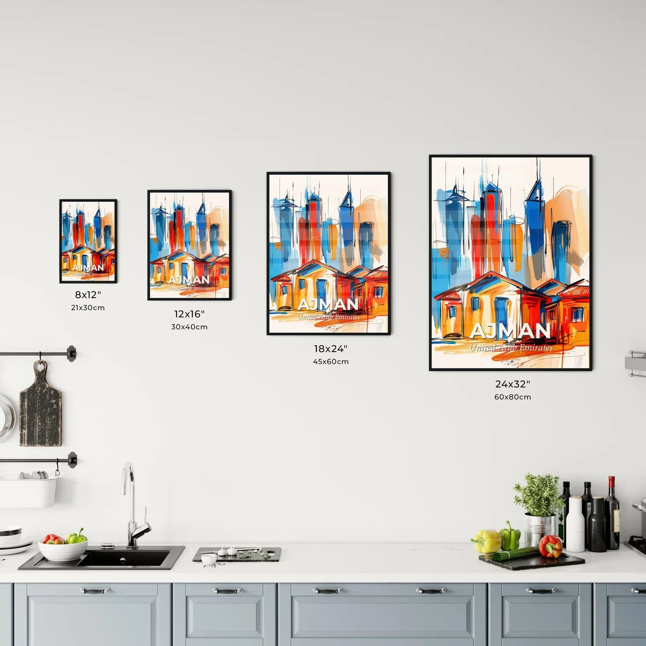 Vibrant Ajman  , United Arab Emirates Kitchen Art