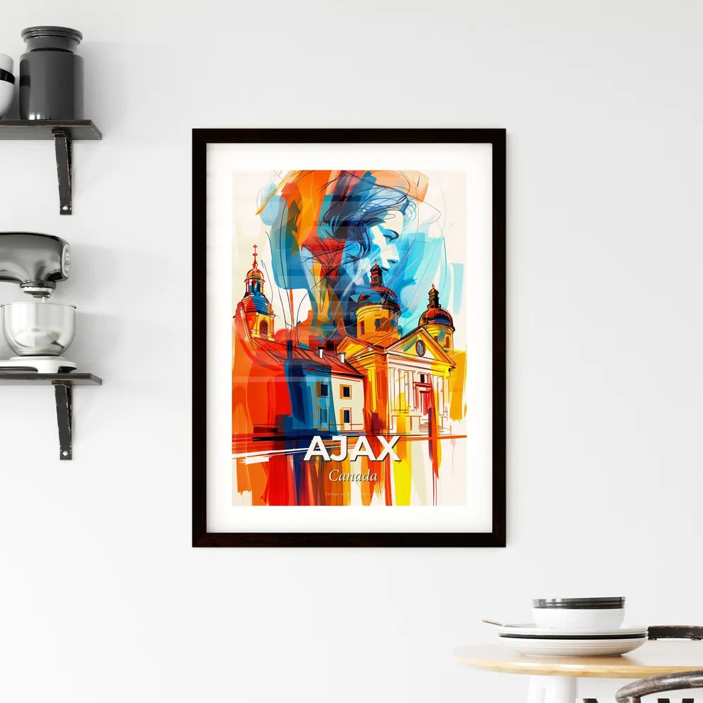 Vibrant Ajax, Canada Framed Print