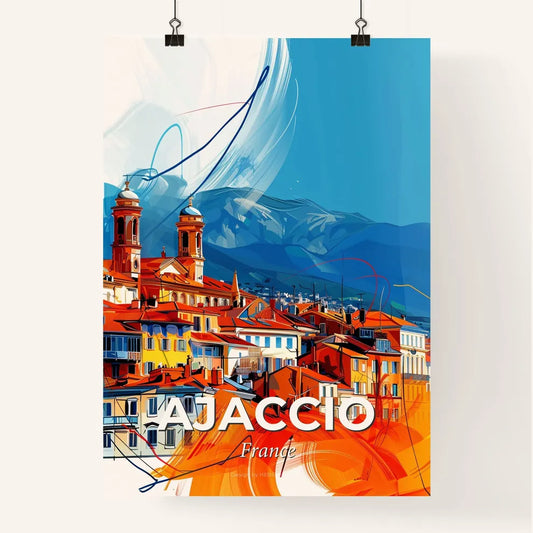 Vibrant Ajaccio, France Poster