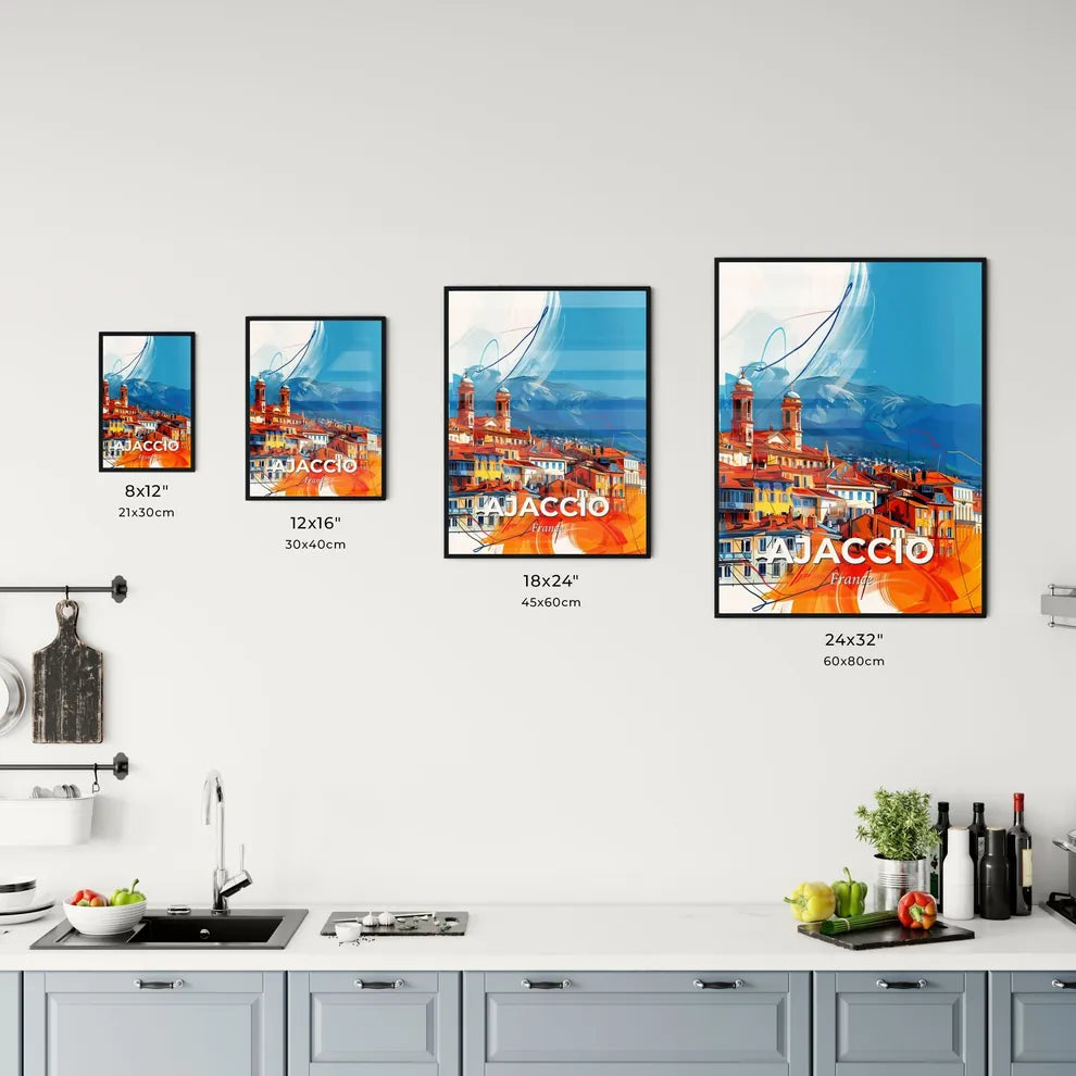 Vibrant Ajaccio, France Kitchen Art