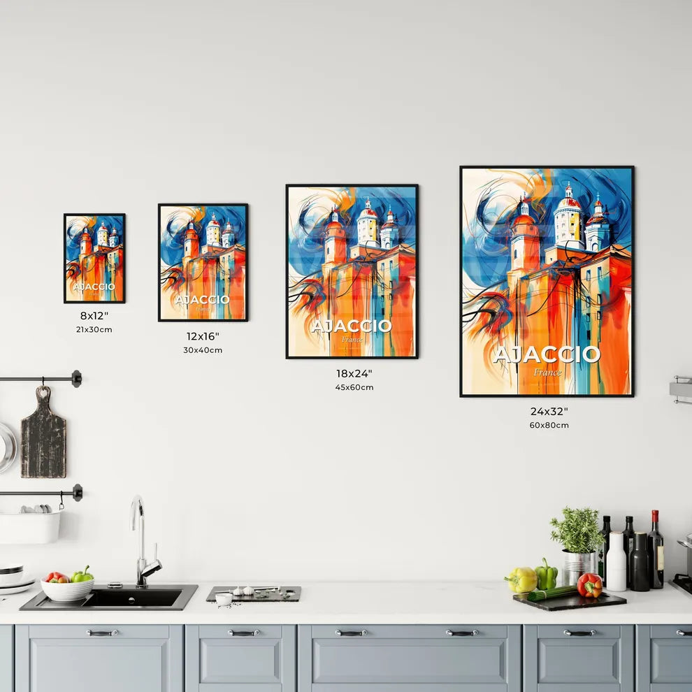 Vibrant Ajaccio, France Kitchen Art