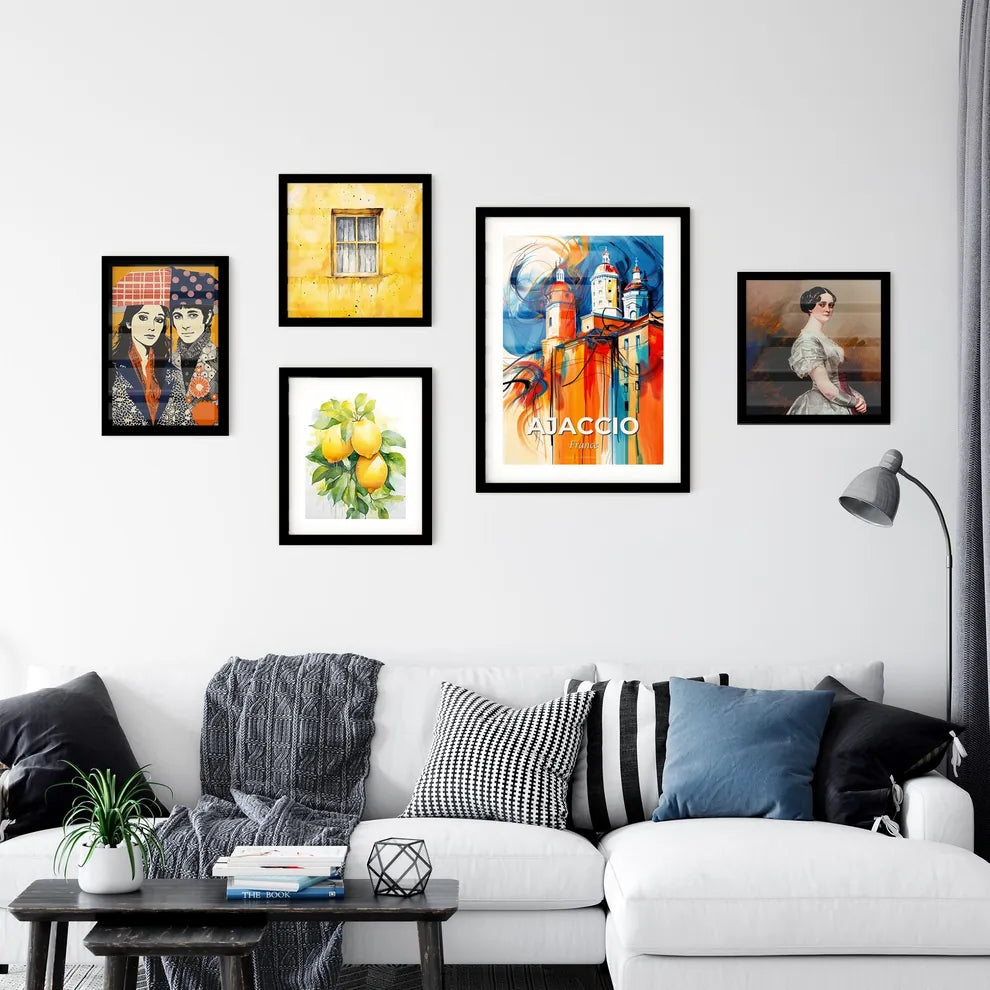Vibrant Ajaccio, France Wall Art Collection