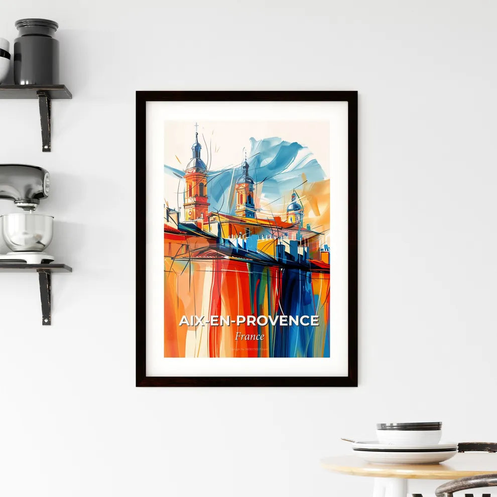 Vibrant Ai Framed Print