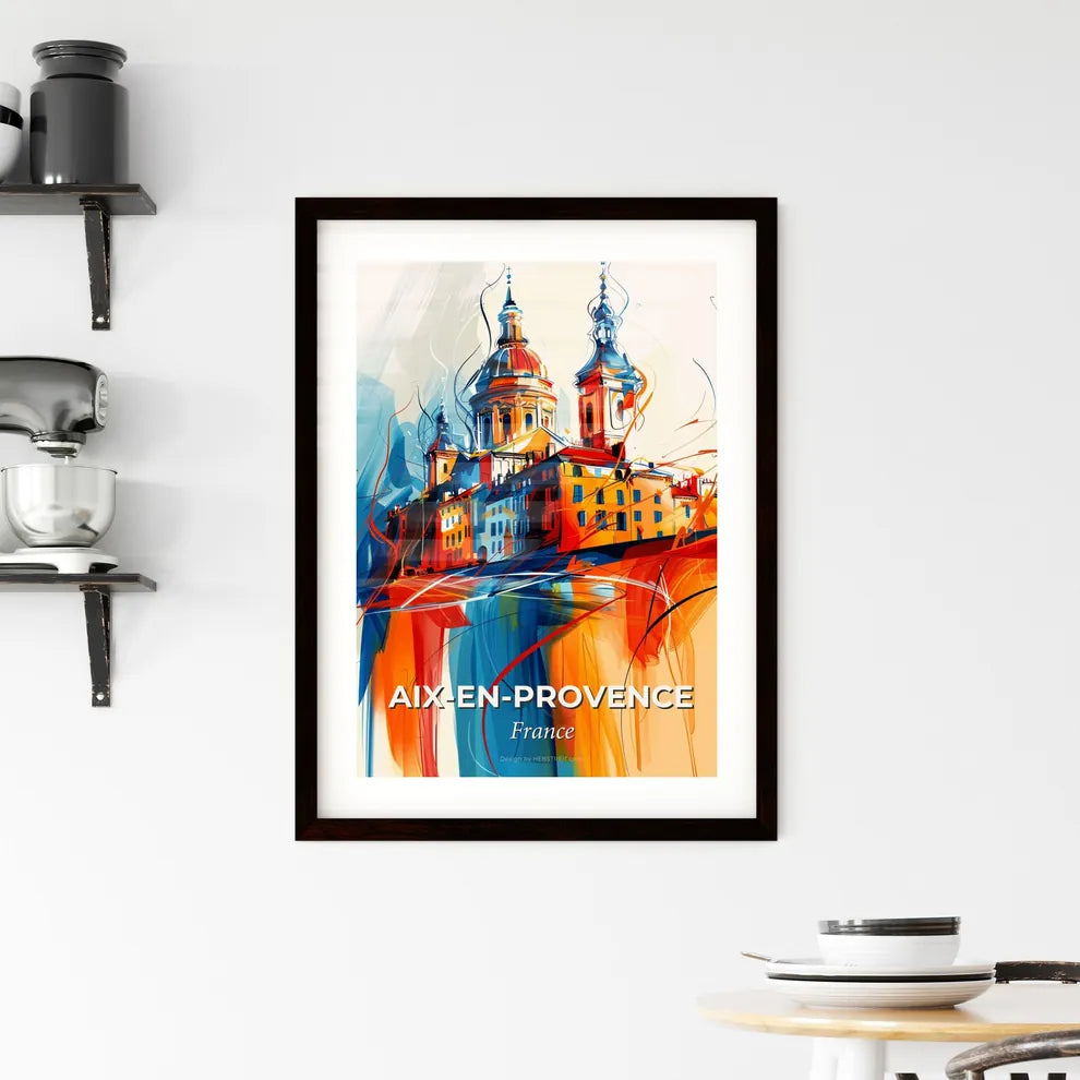 Vibrant Ai Framed Print