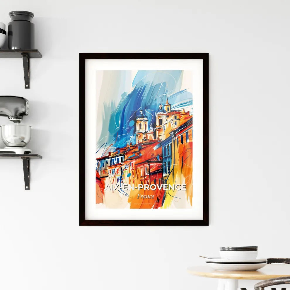 Vibrant Ai Framed Print