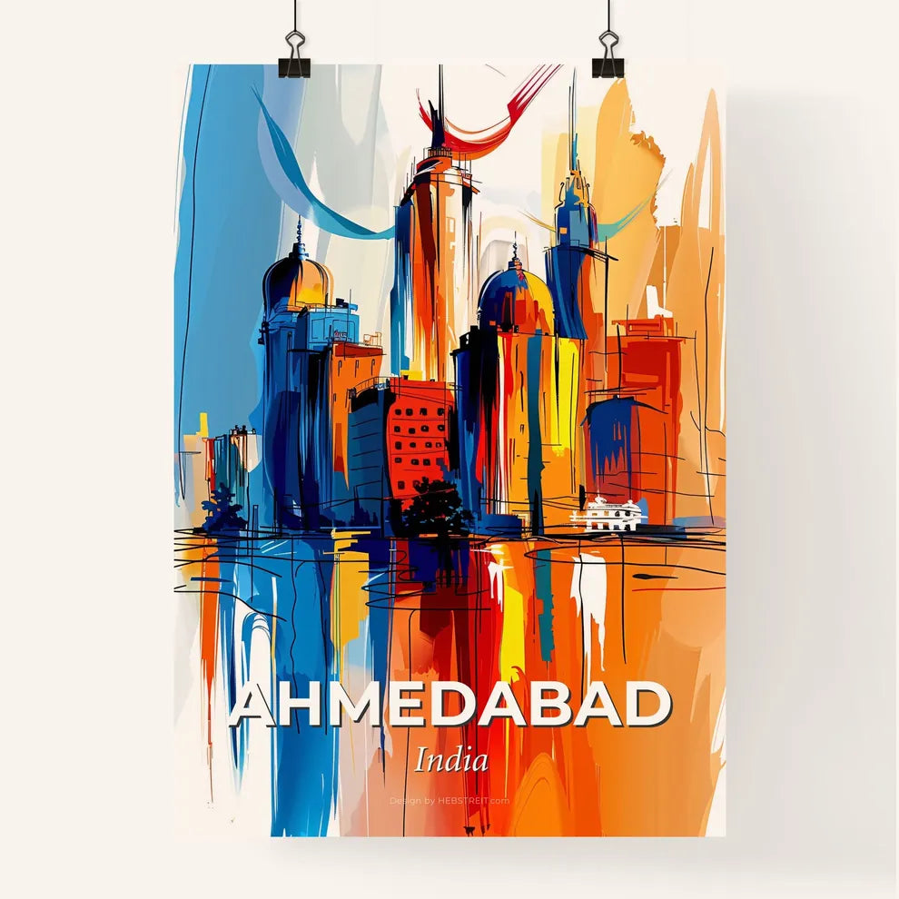 Vibrant Ahmedabad, India Poster