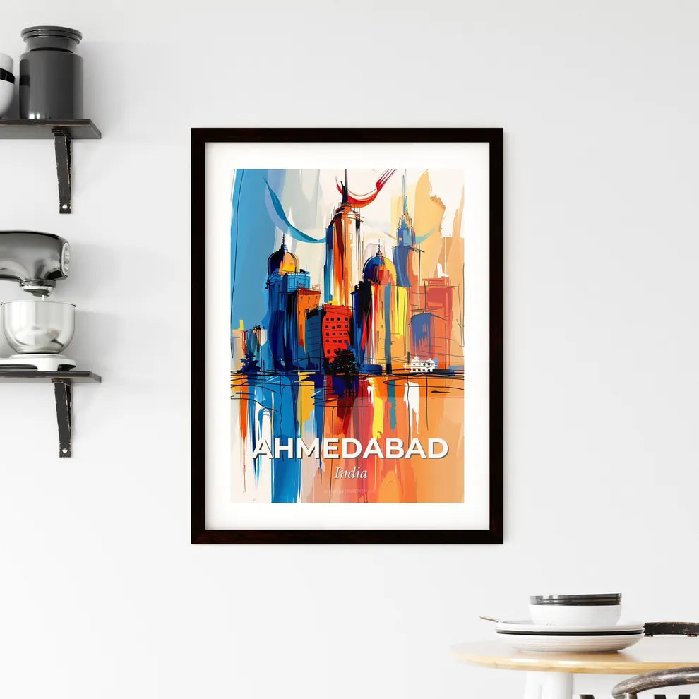 Vibrant Ahmedabad, India Framed Print