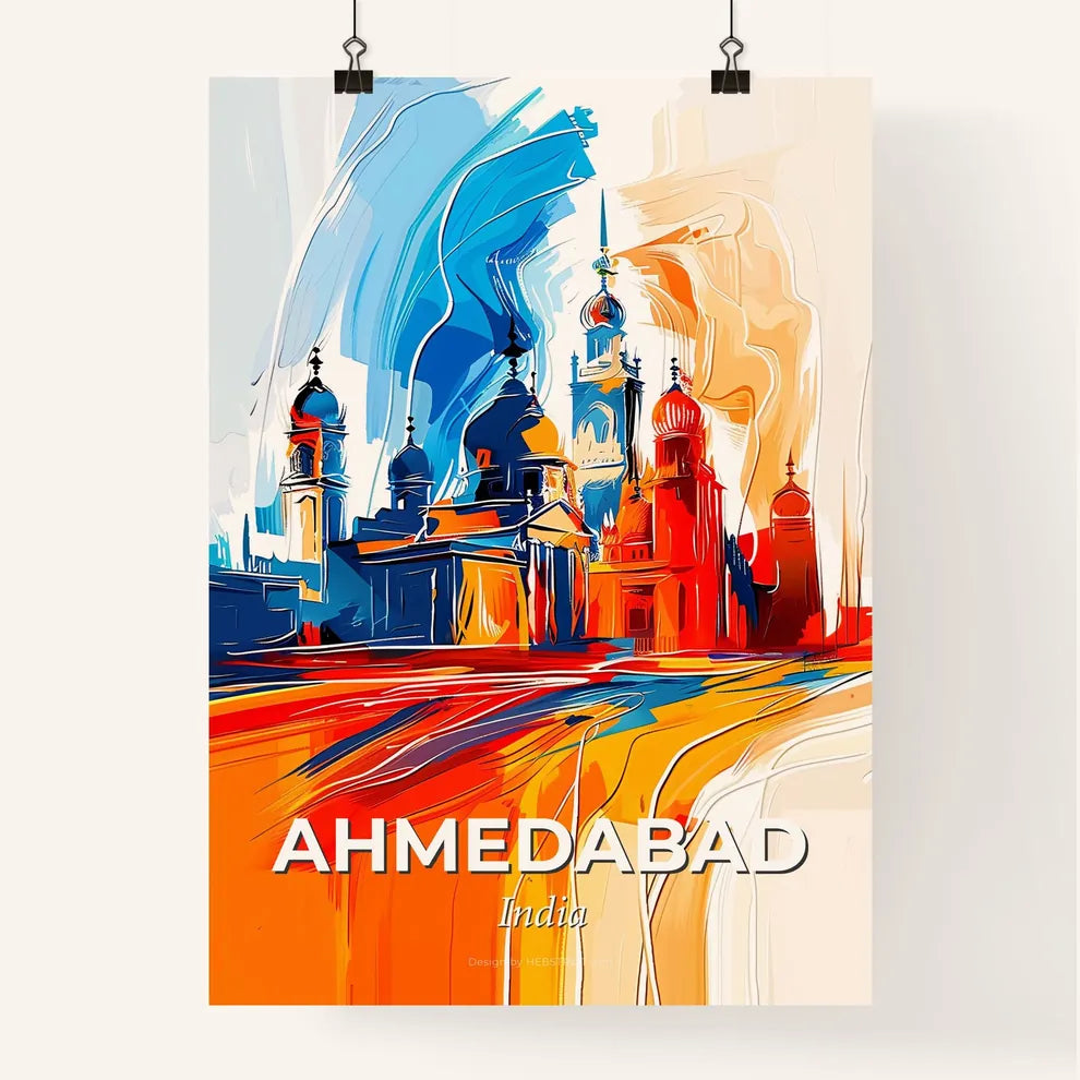 Vibrant Ahmedabad, India Poster