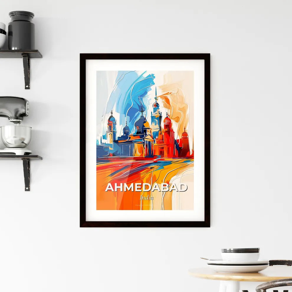 Vibrant Ahmedabad, India Framed Print