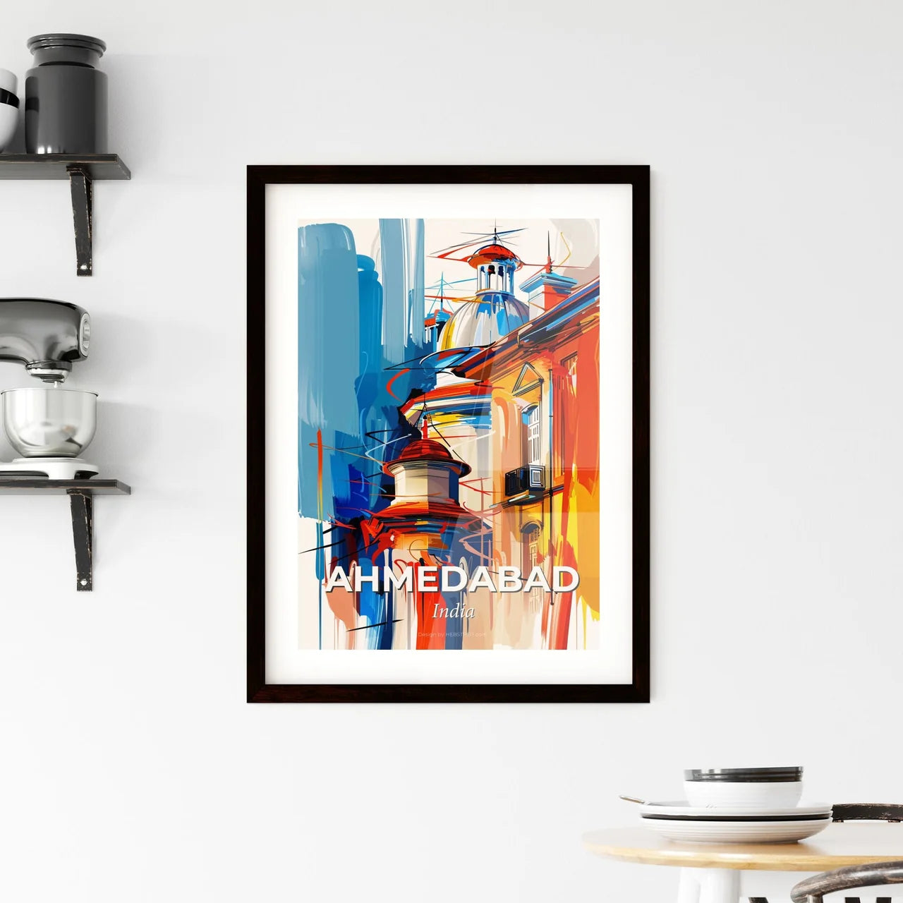 Vibrant Ahmedabad, India Framed Print