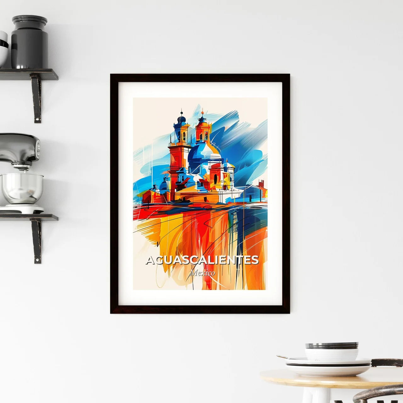 Vibrant Aguascalientes, Mexico Framed Print