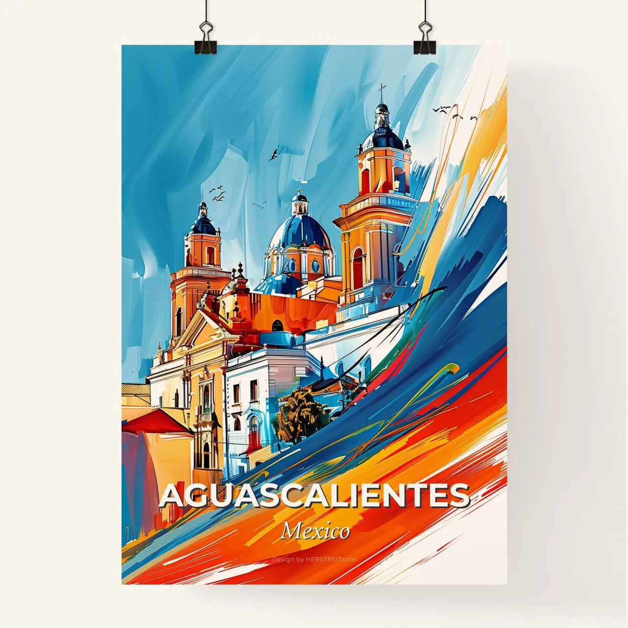 Vibrant Aguascalientes, Mexico Poster