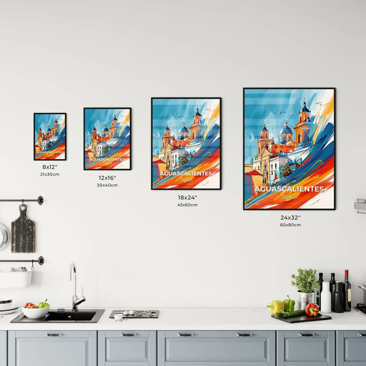 Vibrant Aguascalientes, Mexico Kitchen Art
