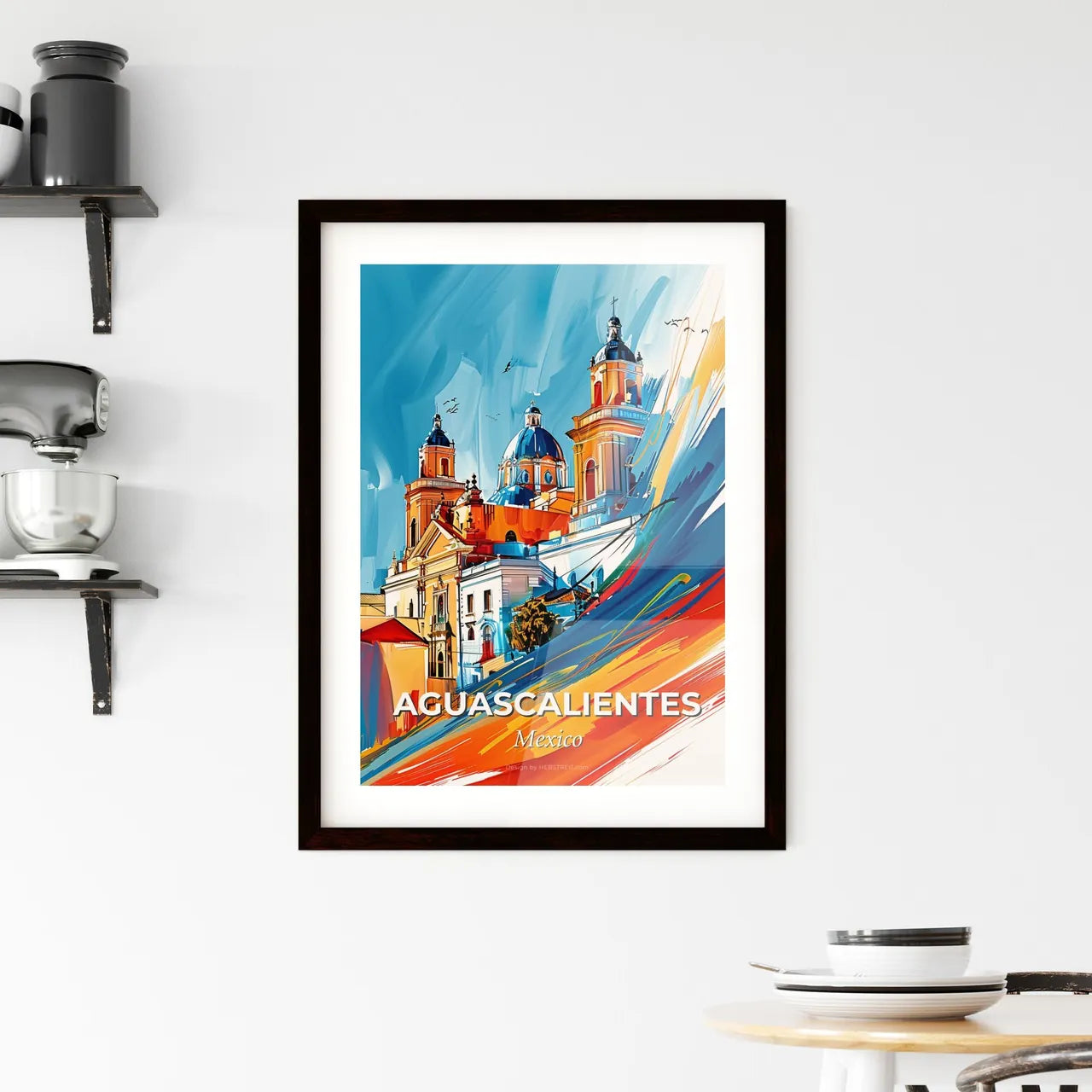 Vibrant Aguascalientes, Mexico Framed Print