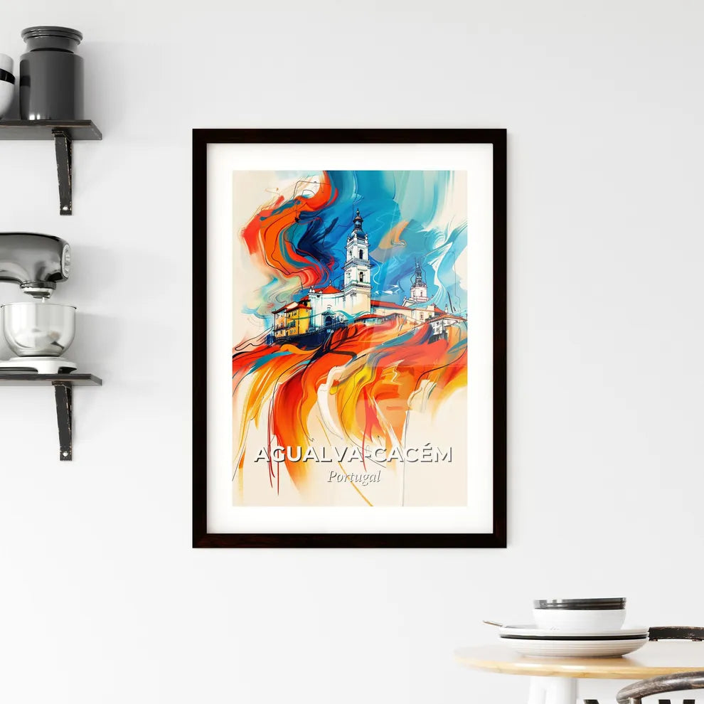 Vibrant Agualv Framed Print