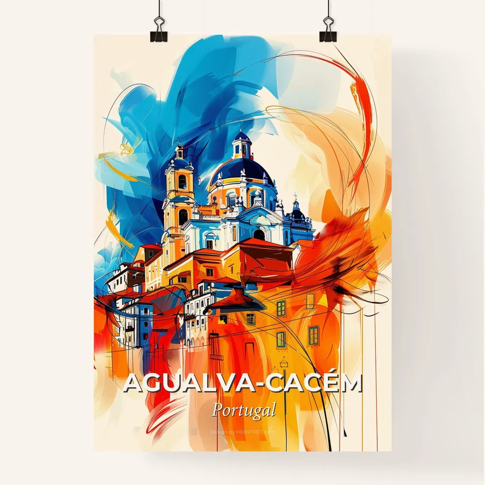 Vibrant Agualv Poster