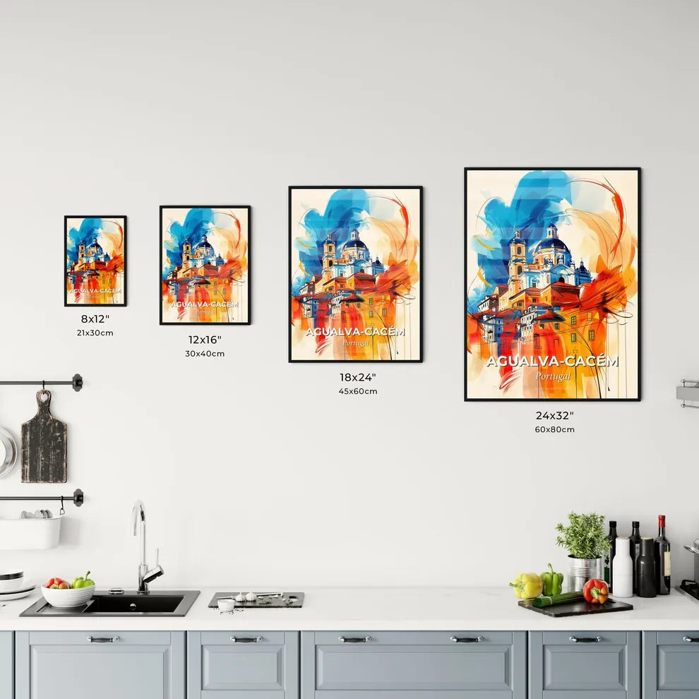 Vibrant Agualv Kitchen Art