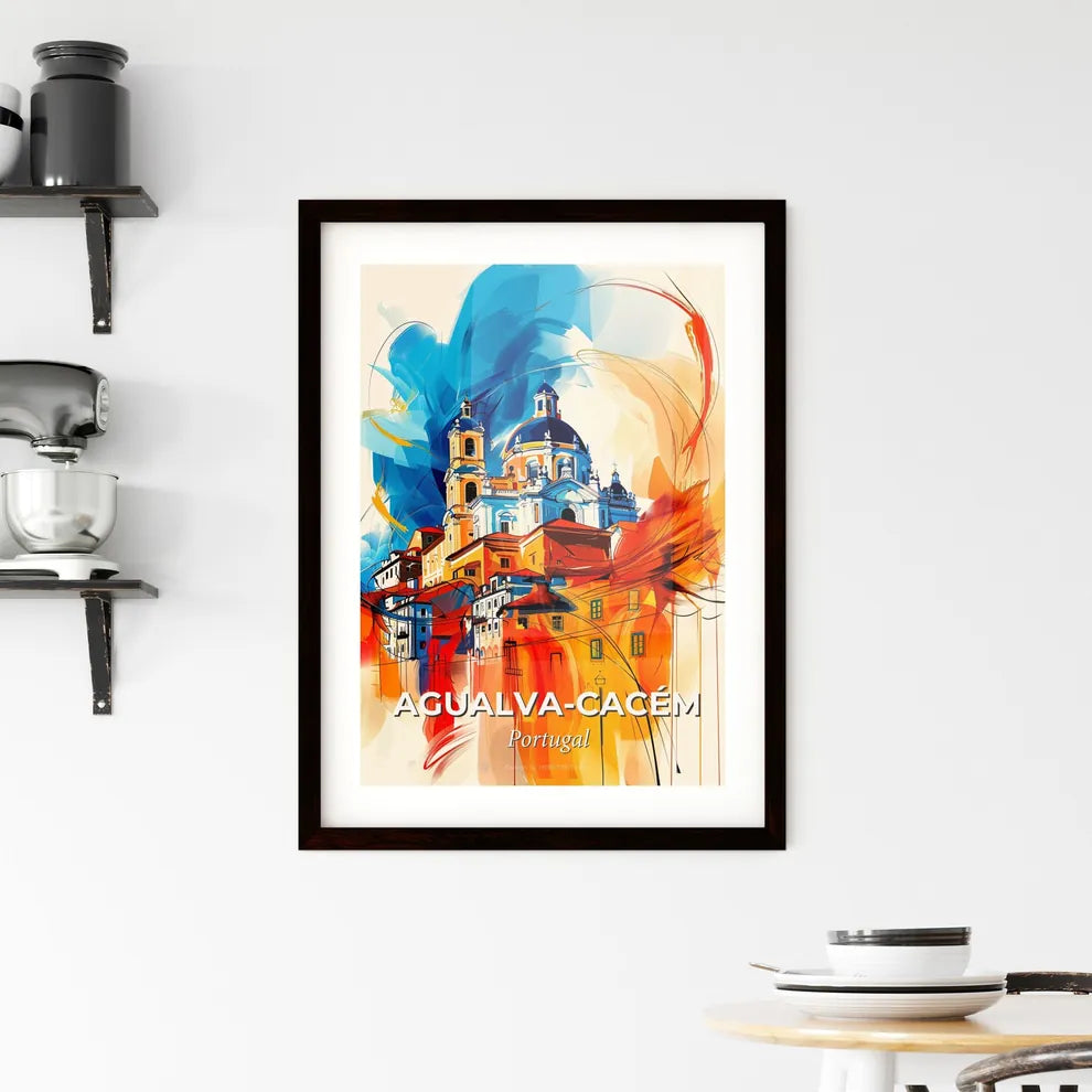 Vibrant Agualv Framed Print