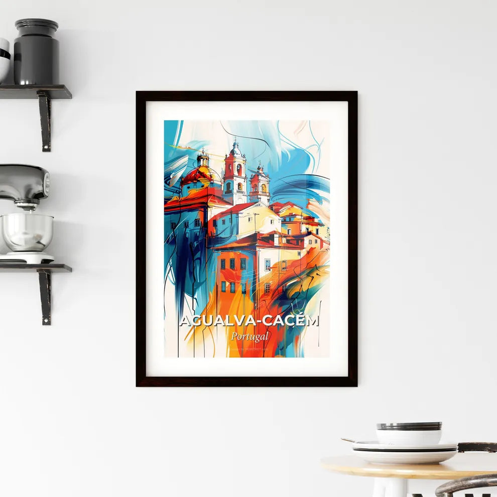 Vibrant Agualv Framed Print