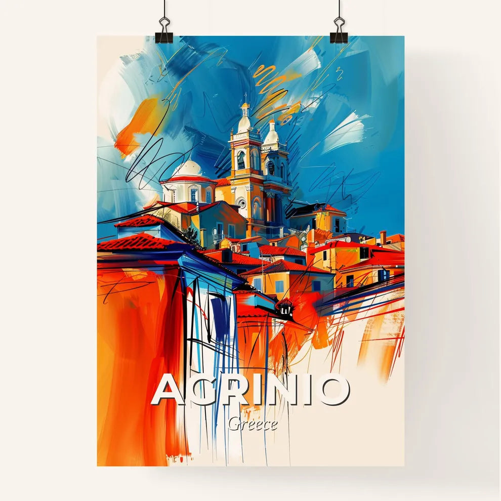 Vibrant Agrinio, Greece Poster