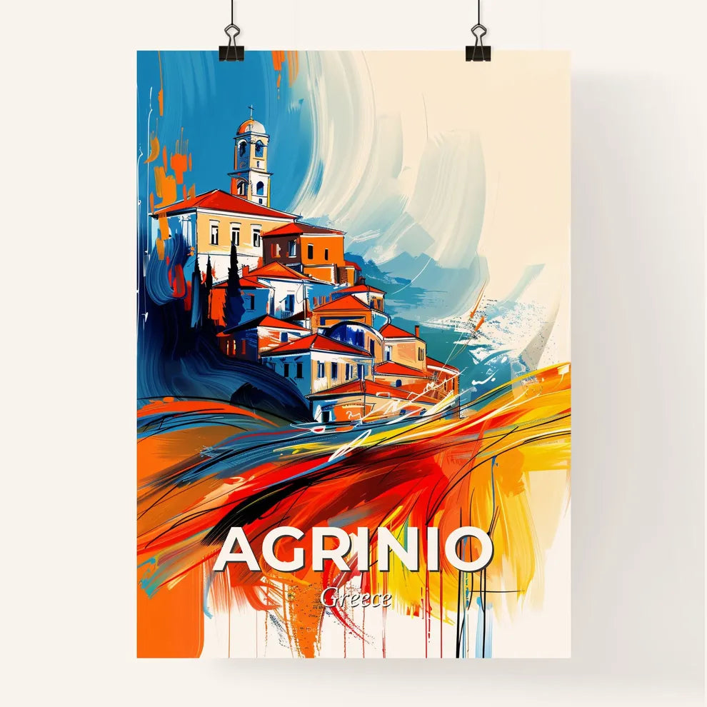 Vibrant Agrinio, Greece Poster