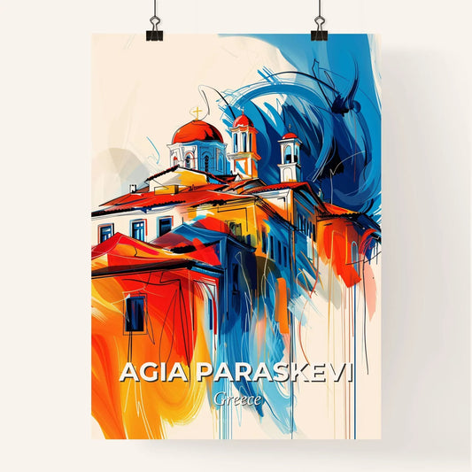 Vibrant Agia Paraskevi, Greece Poster