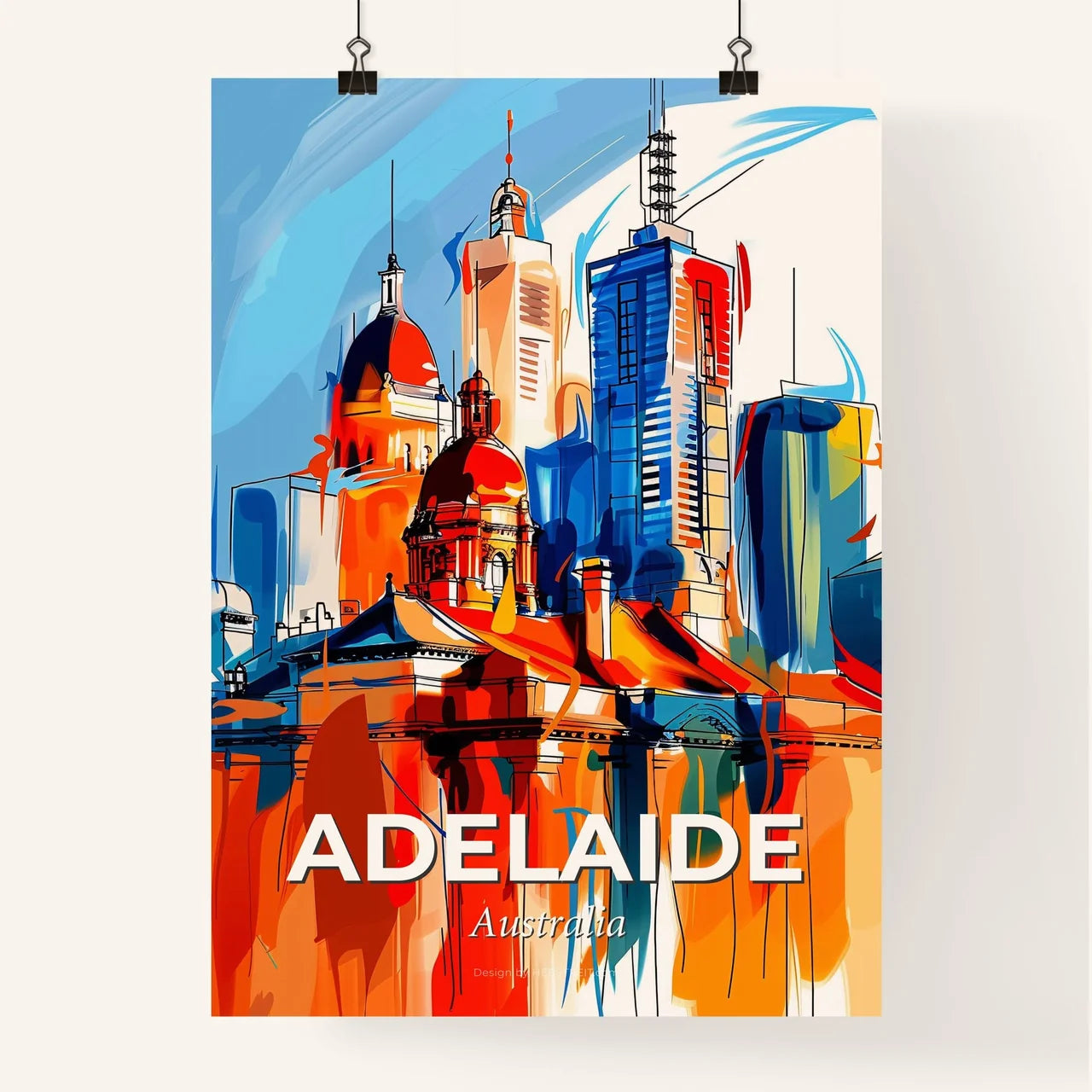 Vibrant Adelaide, Australia Poster