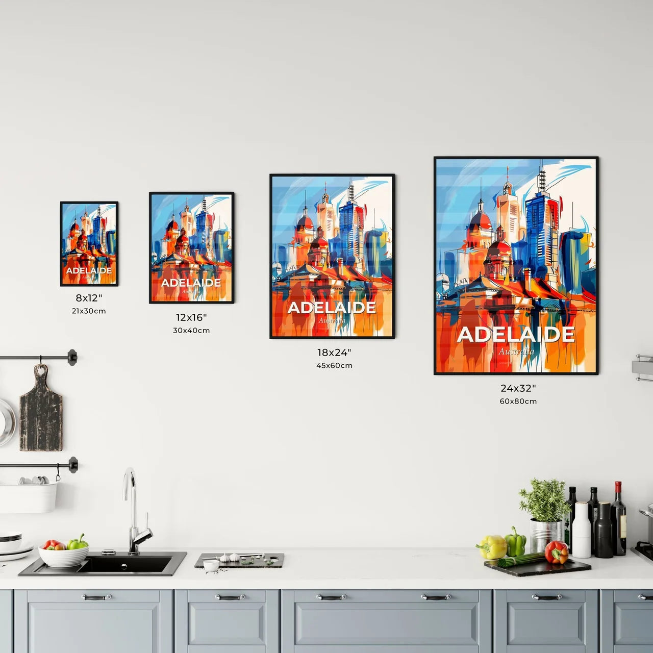 Vibrant Adelaide, Australia Kitchen Art