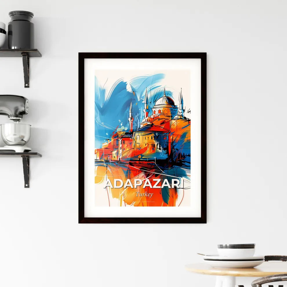 Vibrant Adapazari, Turkey Framed Print