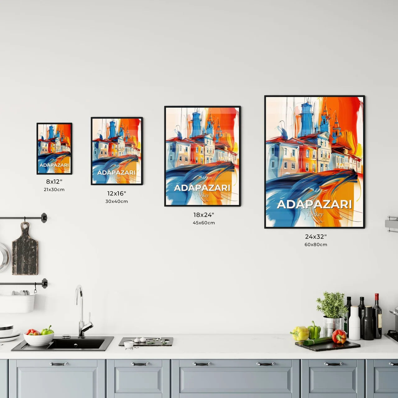 Vibrant Adapazari, Turkey Kitchen Art