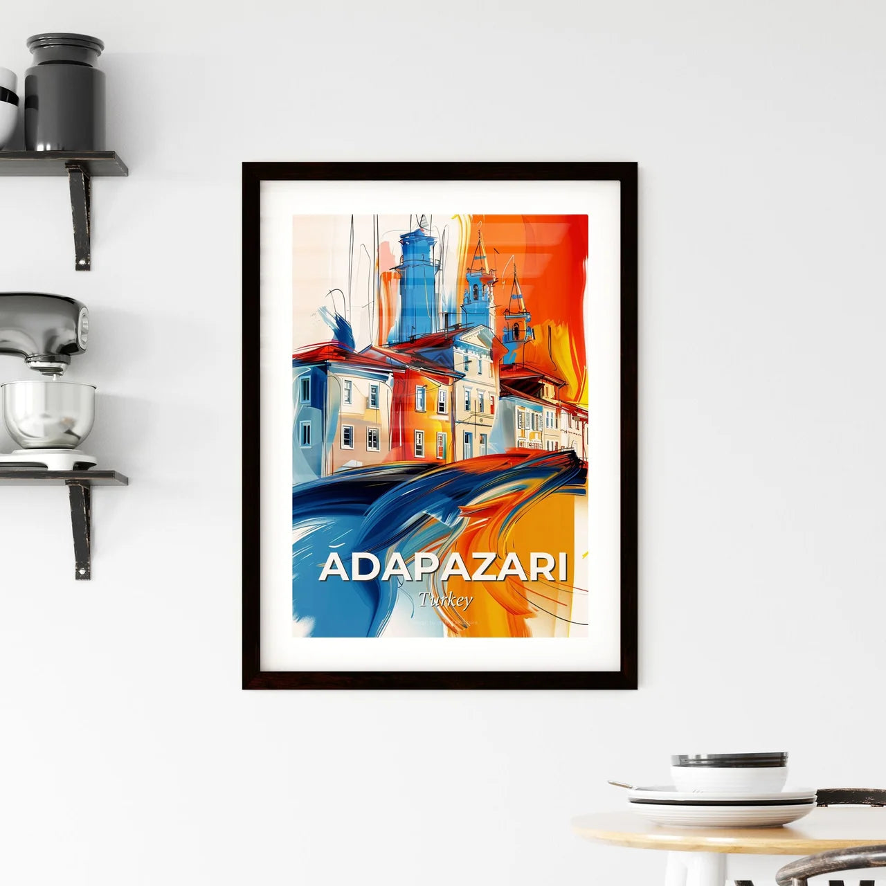 Vibrant Adapazari, Turkey Framed Print