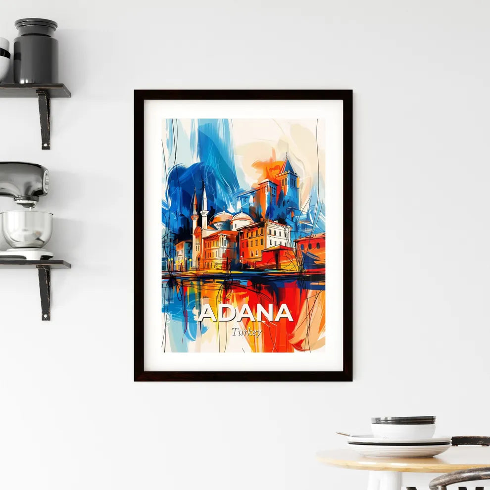 Vibrant Adana, Turkey Framed Print