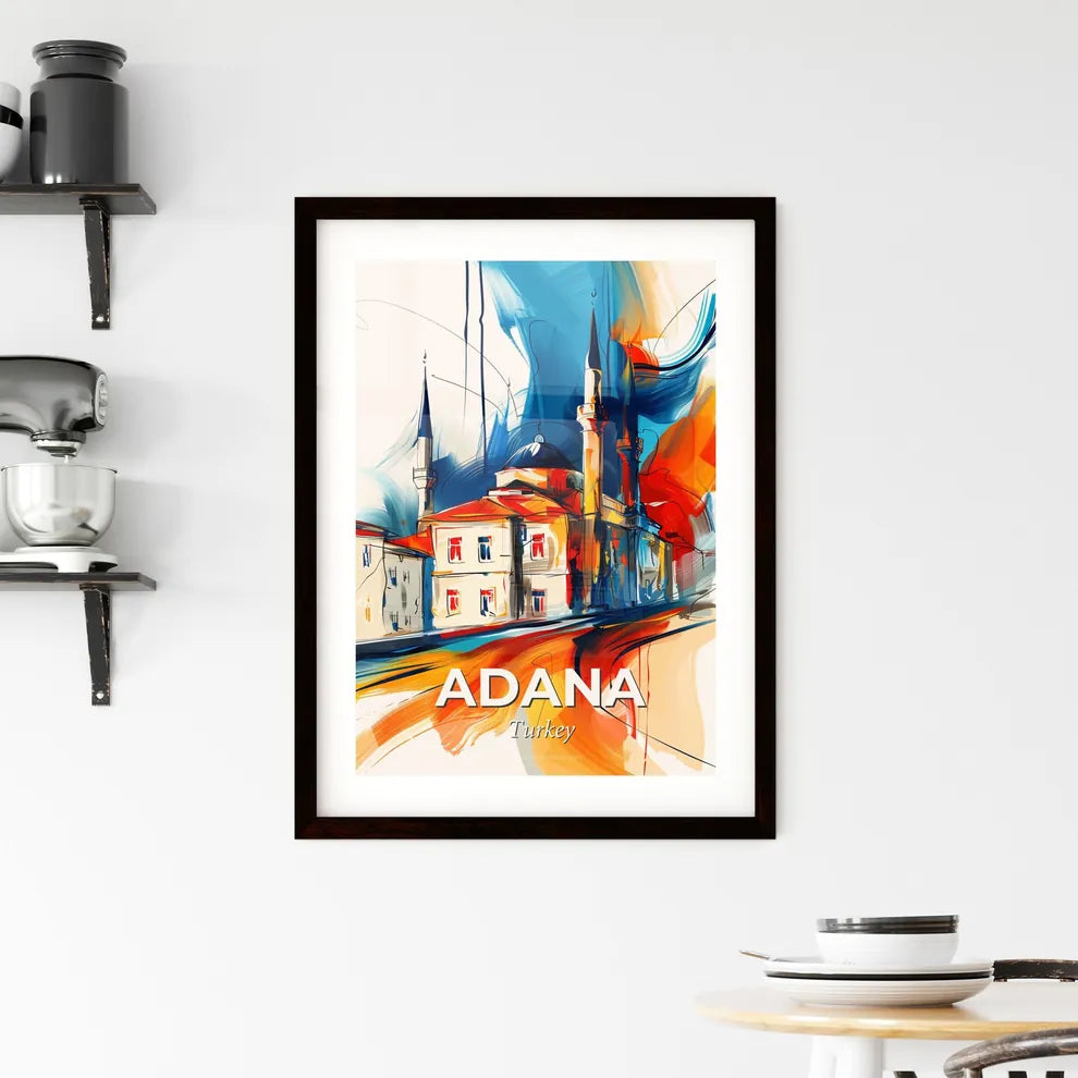 Vibrant Adana, Turkey Framed Print