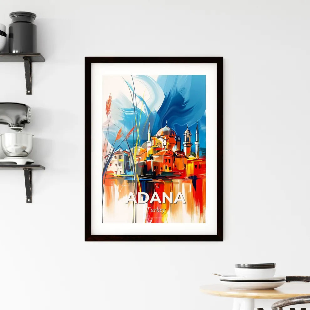 Vibrant Adana, Turkey Framed Print
