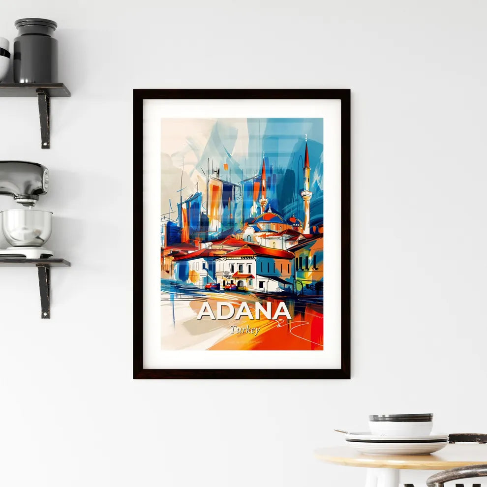 Vibrant Adana, Turkey Framed Print