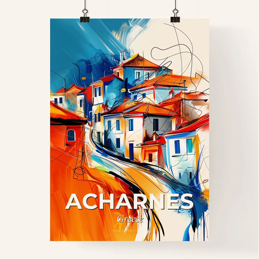 Vibrant Acharnes, Greece Poster