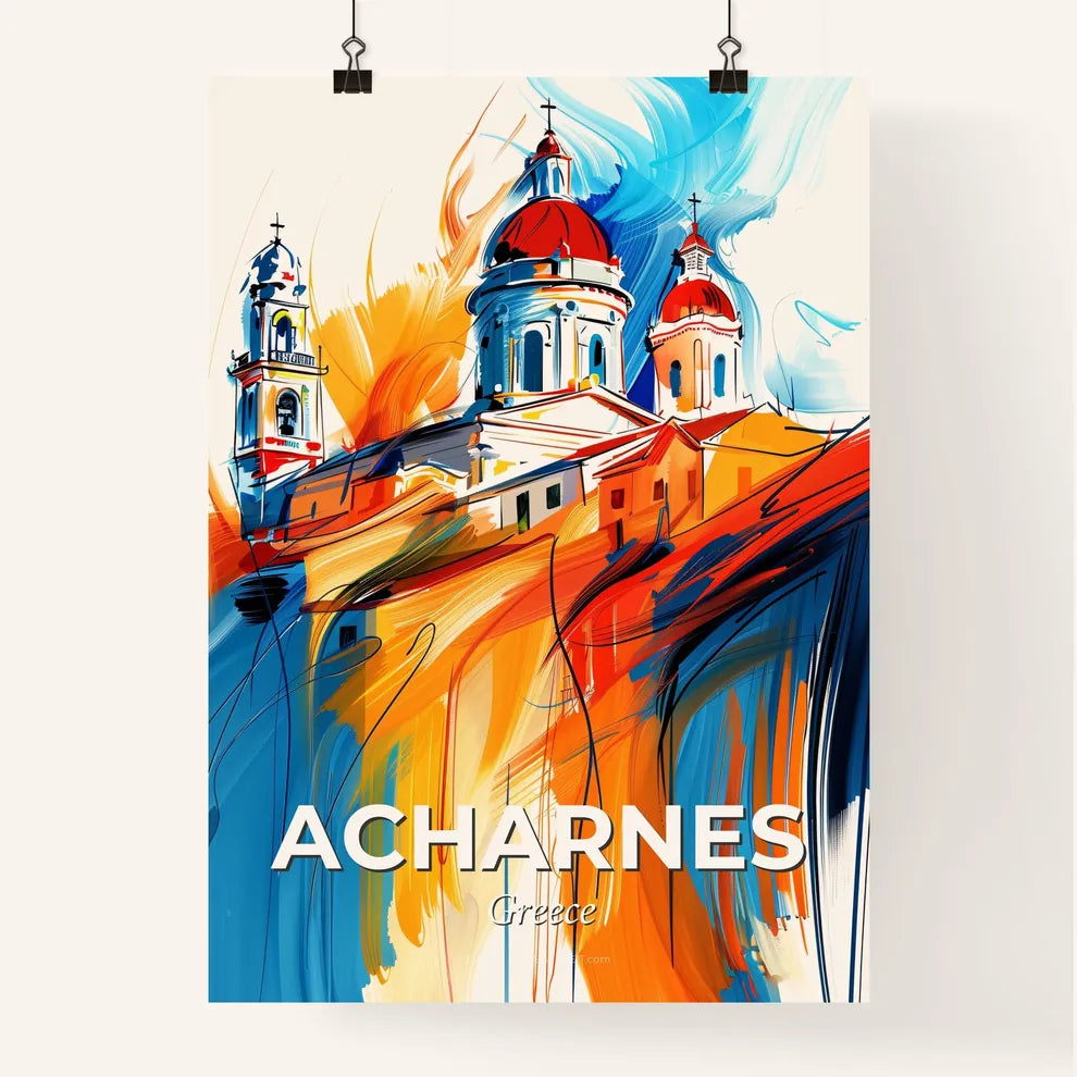 Vibrant Acharnes, Greece Poster