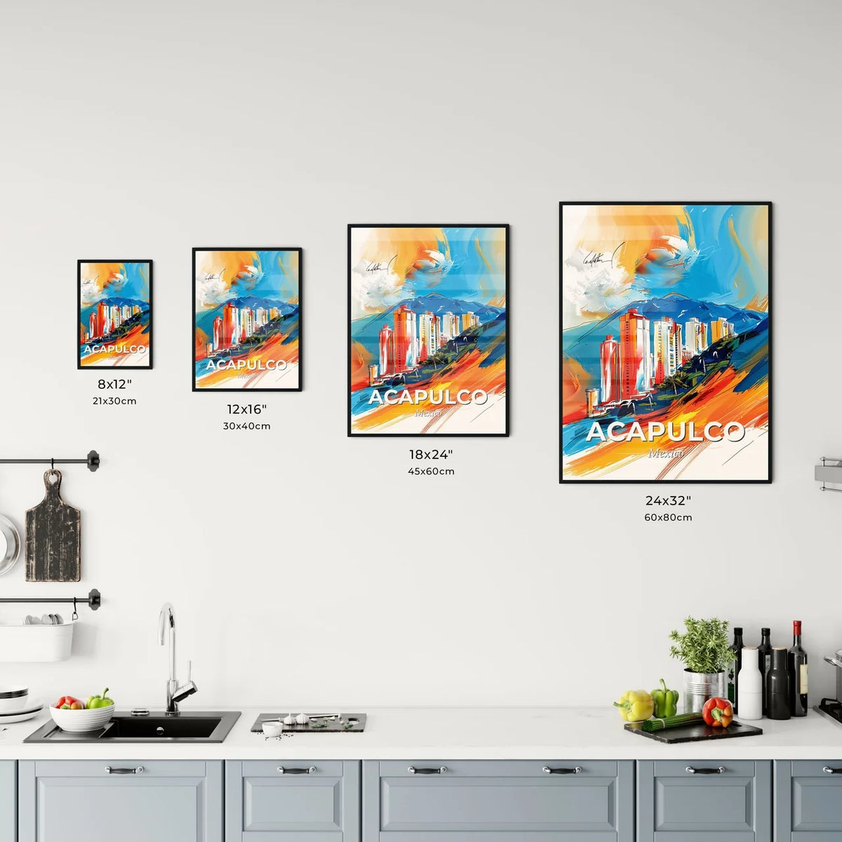 Vibrant Acapulco, Mexico Kitchen Art