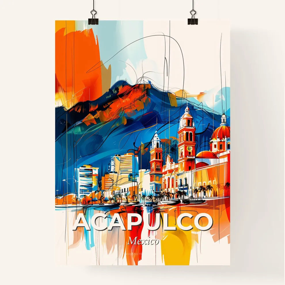 Vibrant Acapulco, Mexico Poster