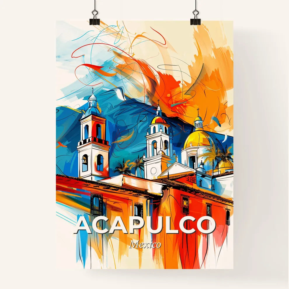Vibrant Acapulco, Mexico Poster