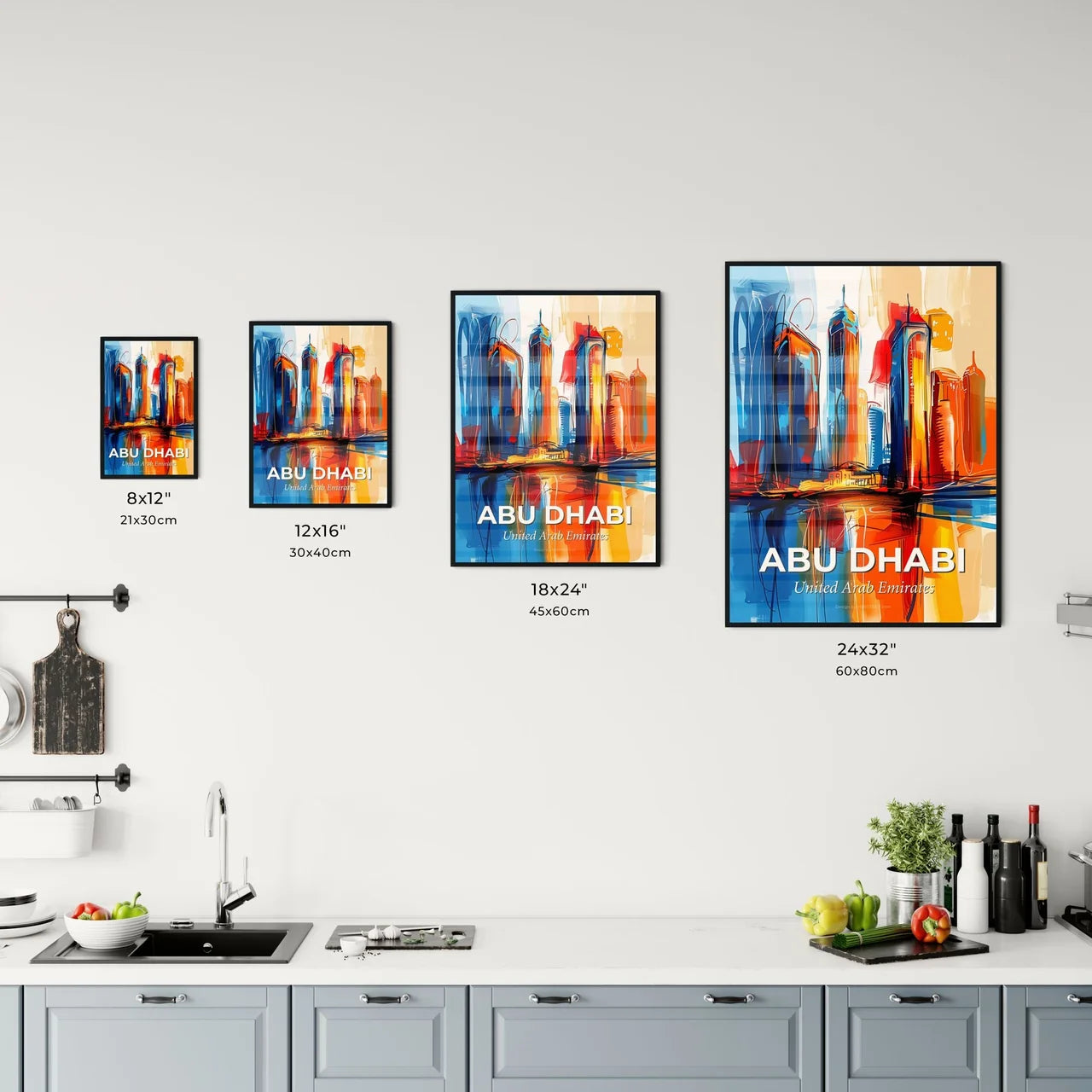 Vibrant Abu Dhabi  , United Arab Emirates Kitchen Art