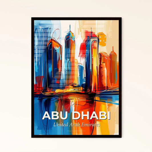 Vibrant Abu Dhabi  , United Arab Emirates Art Print