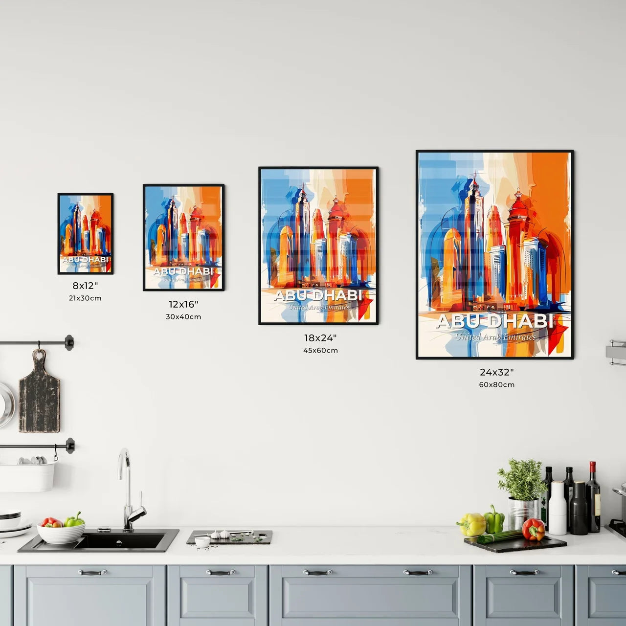 Vibrant Abu Dhabi  , United Arab Emirates Kitchen Art