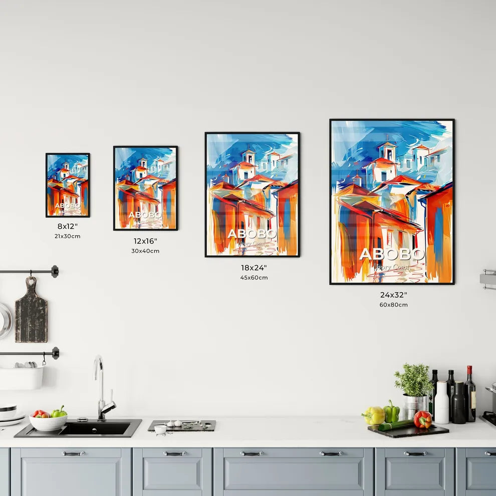 Vibrant Abobo, Ivory Coast Kitchen Art