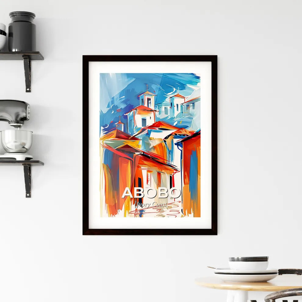 Vibrant Abobo, Ivory Coast Framed Print