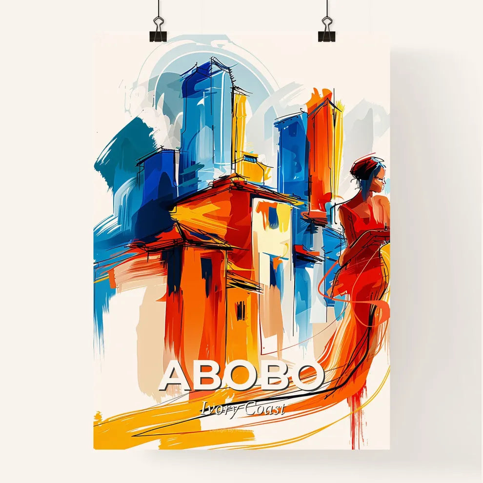 Vibrant Abobo, Ivory Coast Poster